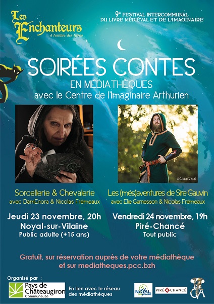 Affiche Contes en médiathèque