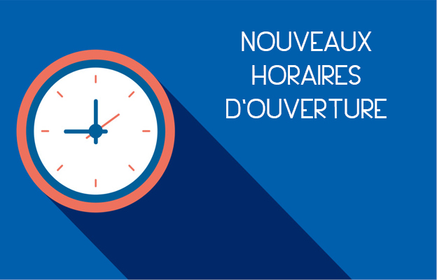 Nouveaux horaires