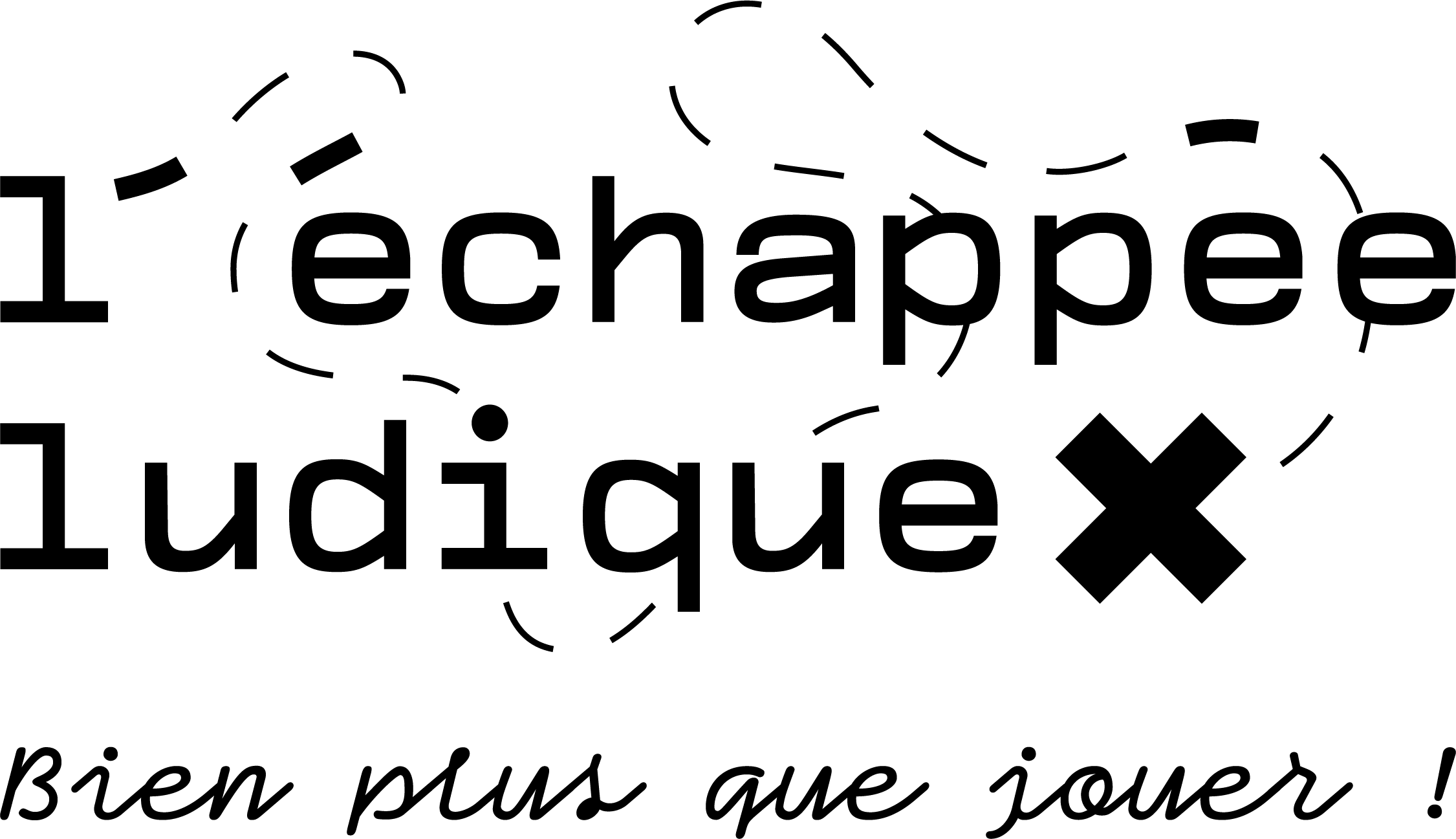 L Echappee Ludique LOGO noir