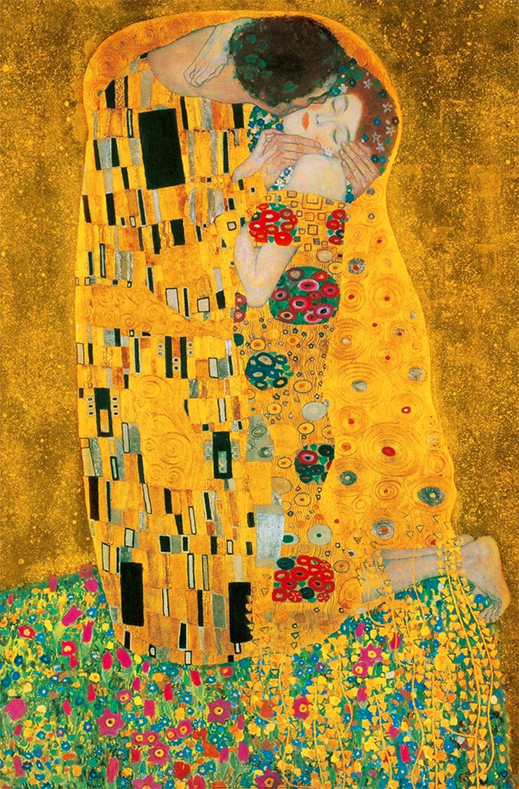 gustav klimt le baiser