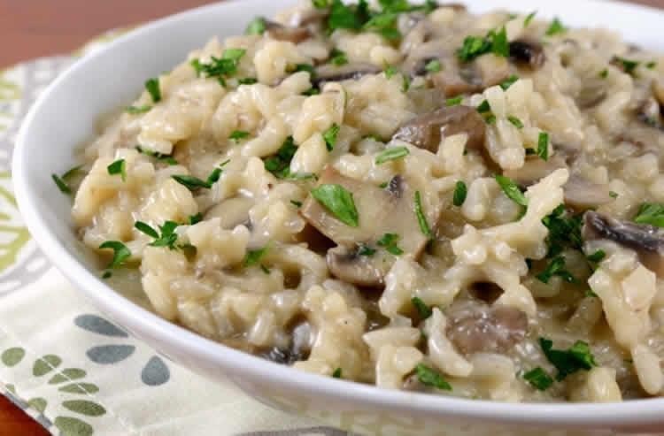 Risotto aux champignons et parmesan au thermomix